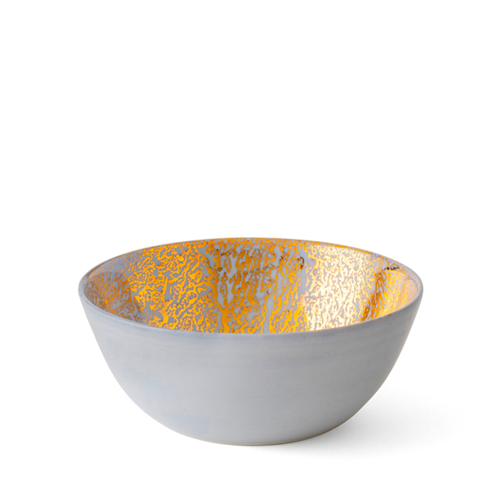 Golden Ash Blue Fruit Bowl