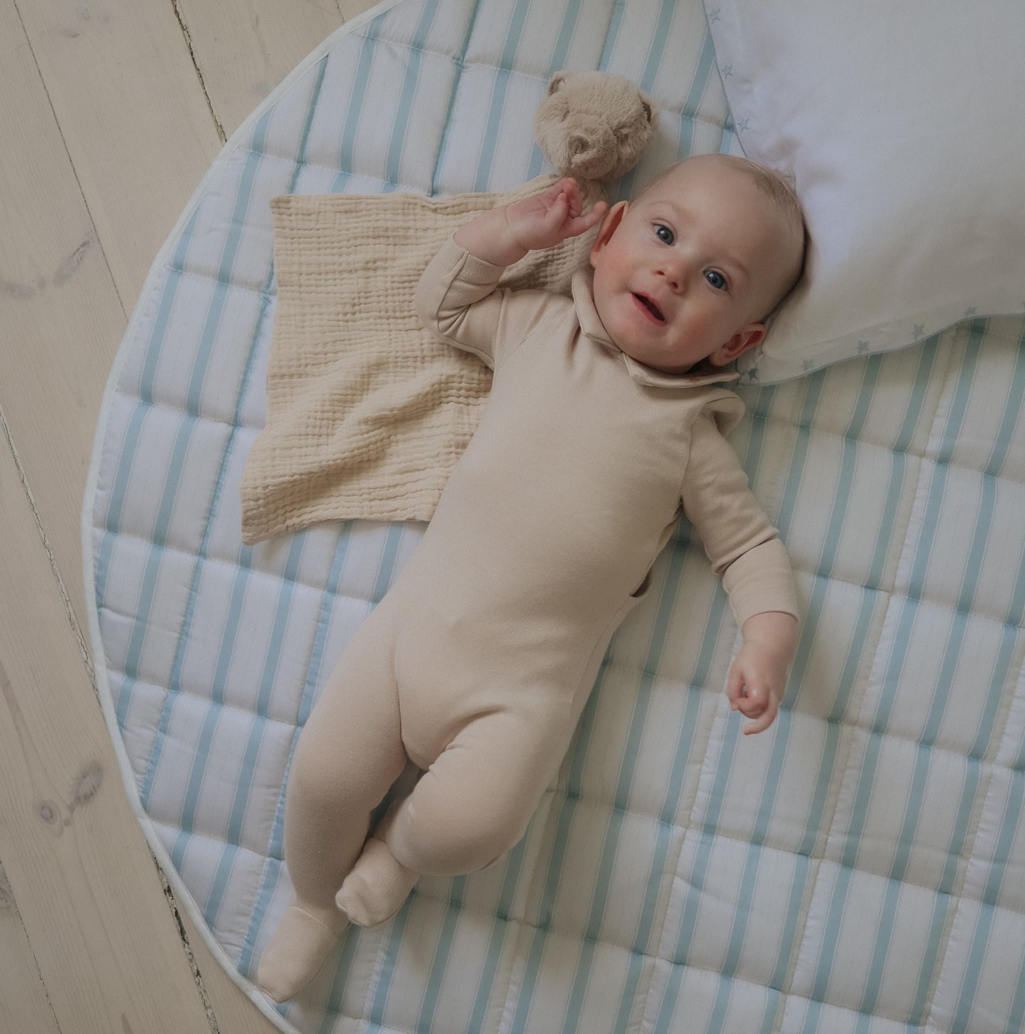 Seaside Stripes Play Mat - Ocean