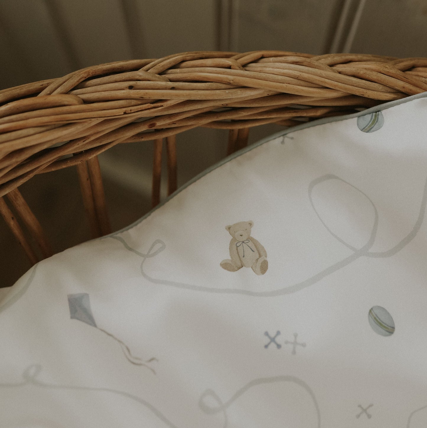 Little Toy Chest Baby Duvet - Ivory