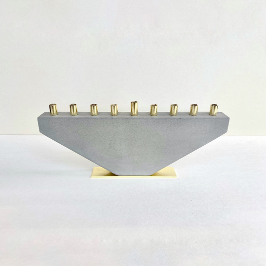 Modern Concrete Design for Hanukkah - Fancy Lady Series