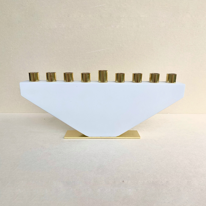 Modern Concrete Design for Hanukkah - Fancy Lady Series
