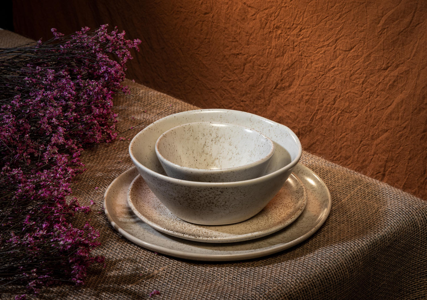 Hestia Coupe 4 Piece Dinner Setting