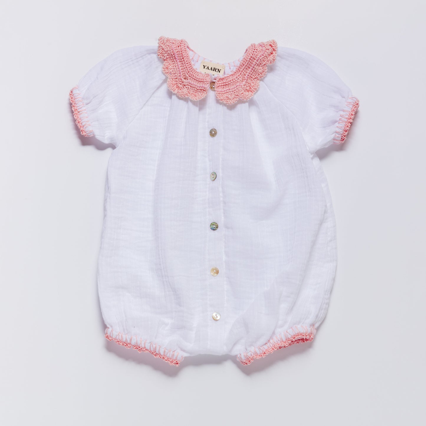 Phoebe Romper in Cotton Candy