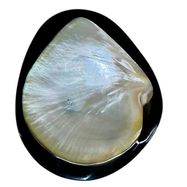 Round Caviar Dish- Black