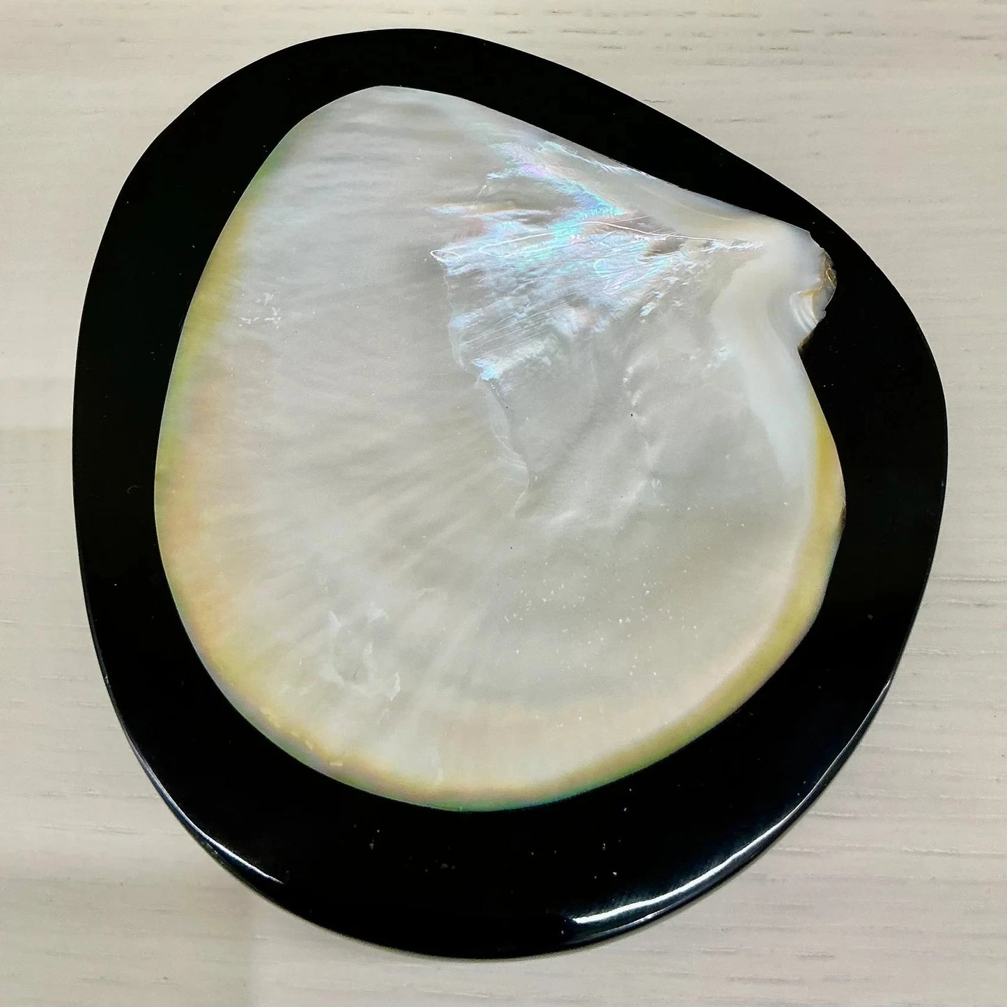 Round Caviar Dish- Black