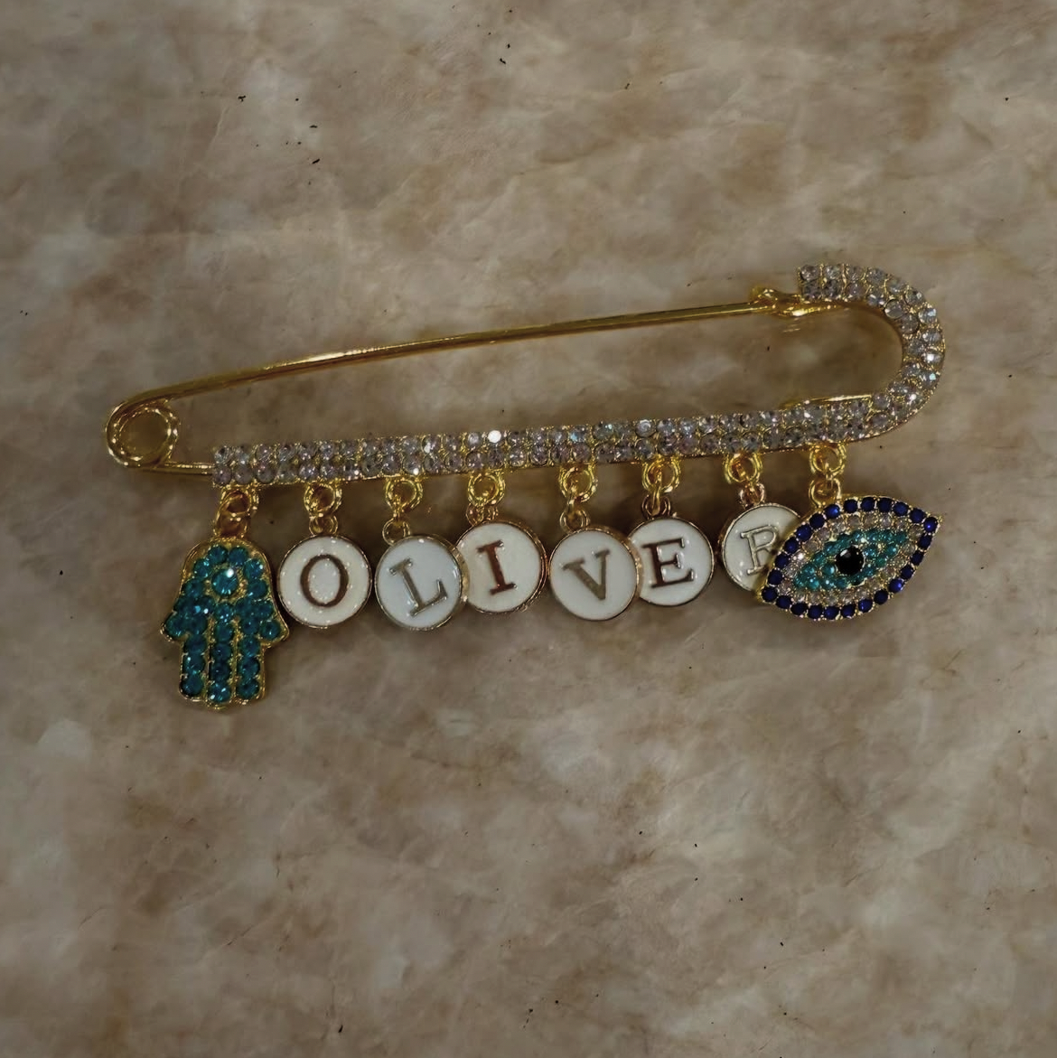 Custom Baby Pin for Goodluck (Boy)