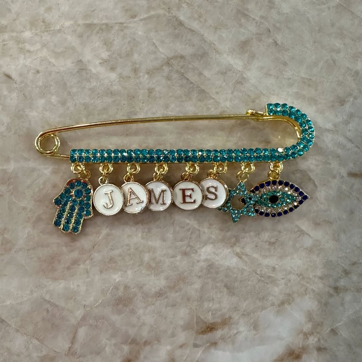 Custom Baby Pin for Goodluck (Boy)