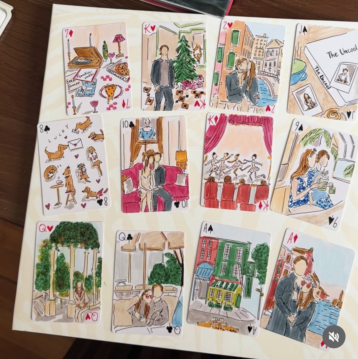 Our Love Story- Custom Playing Cards
