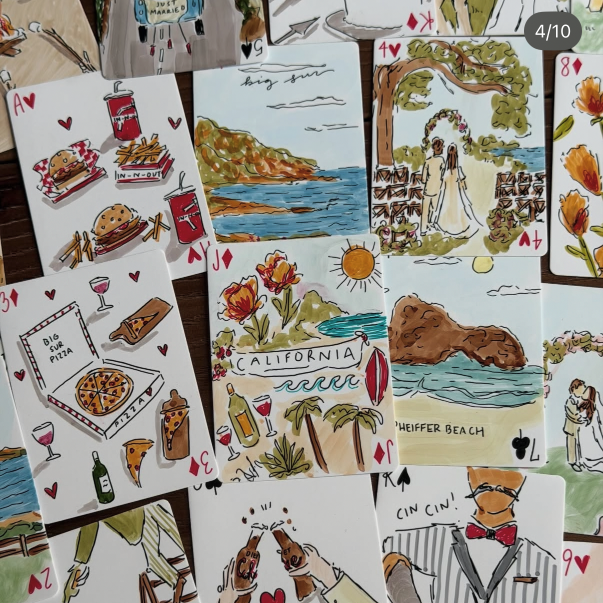 Our Love Story- Custom Playing Cards