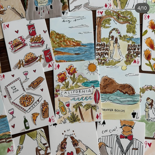 Our Love Story- Custom Playing Cards