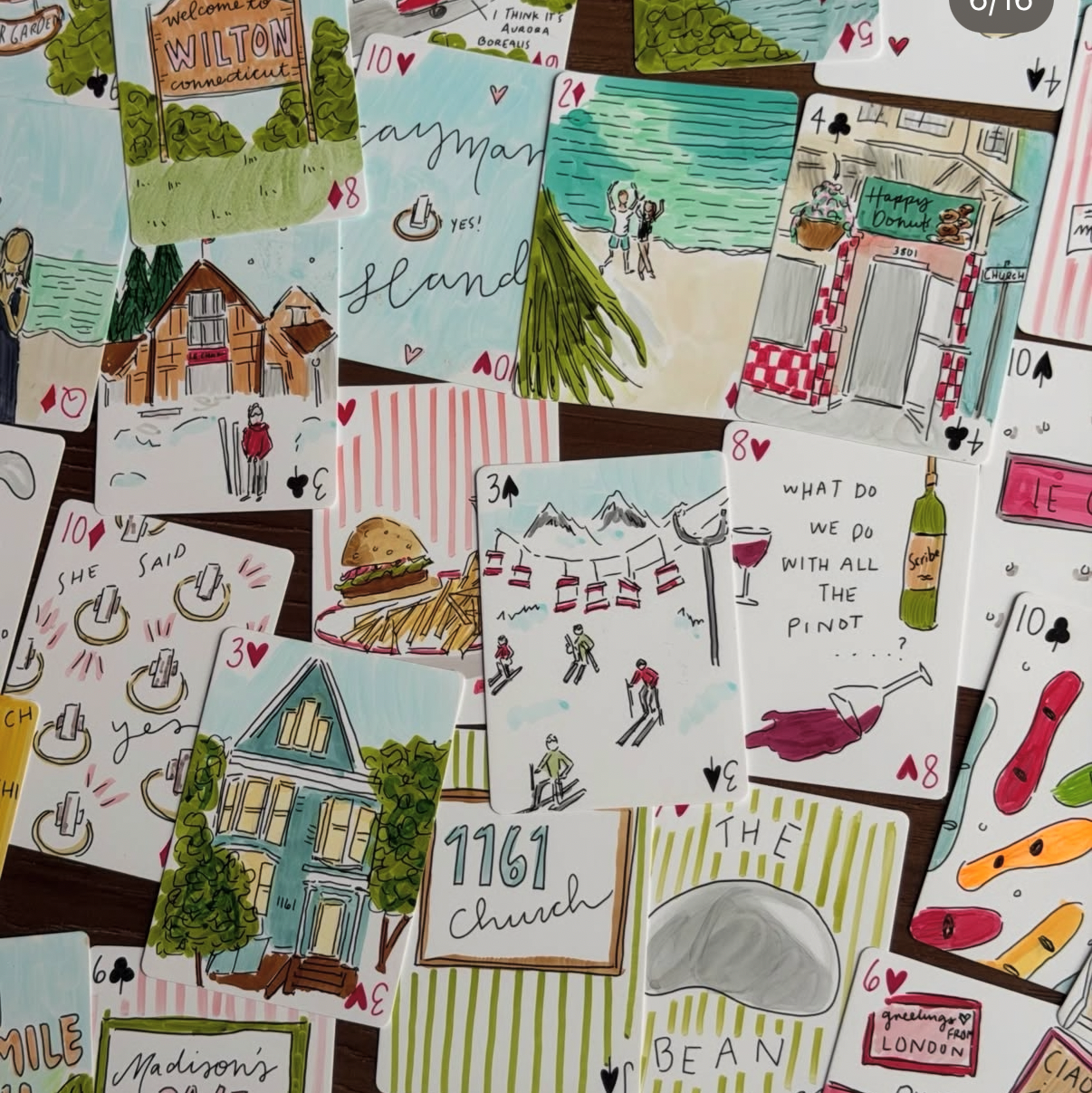 Our Love Story- Custom Playing Cards