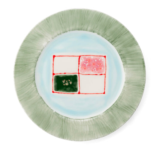 Jade Dinner Rim Plate