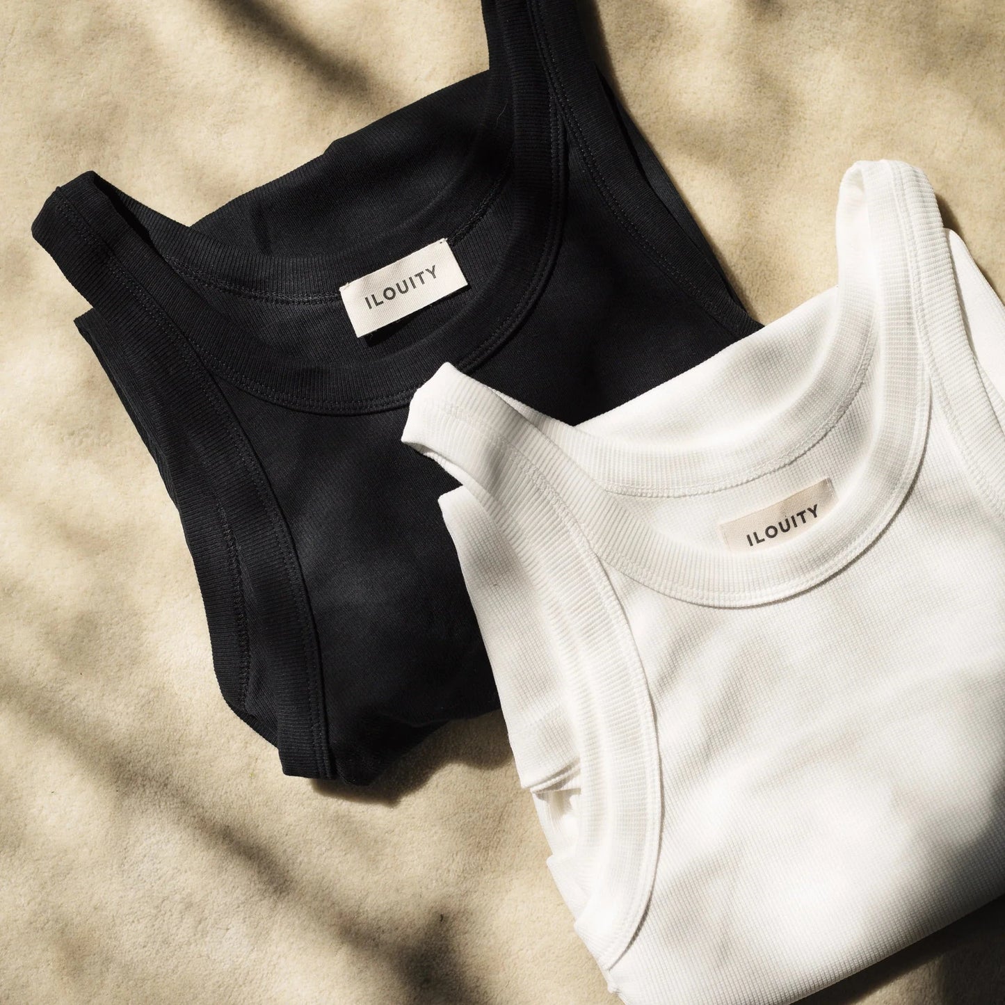 Ribbed Square Neck Nursing Tank