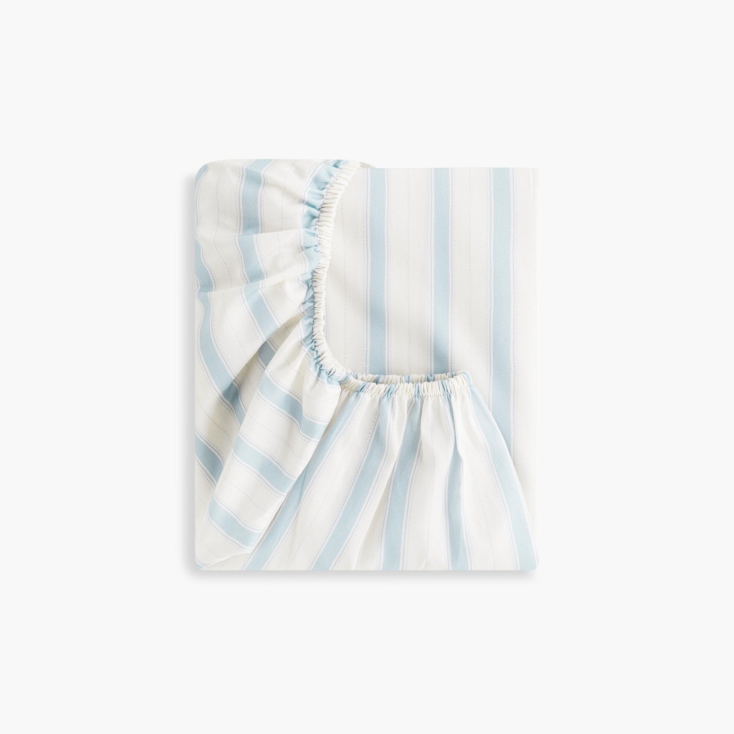 Seaside Stripes Crib Sheet - Ocean