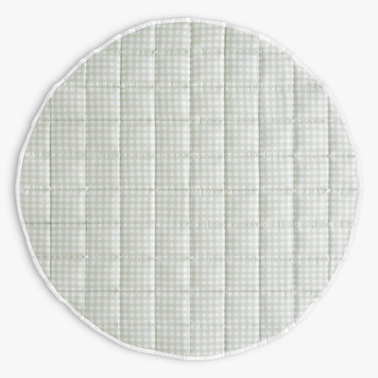 Picnic Gingham Play Mat - Green