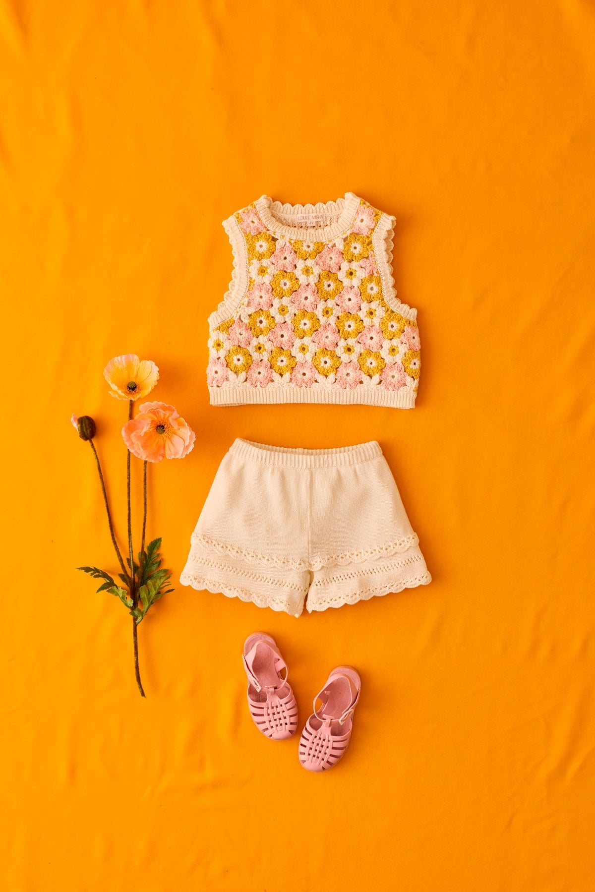 Mekylana Crochet-Trim Knit Shorts