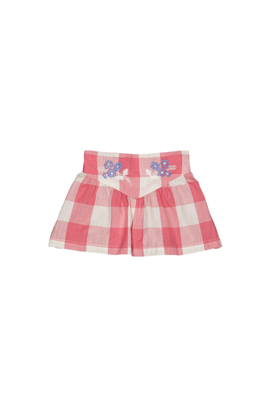 Marlow Short in Check Rose
