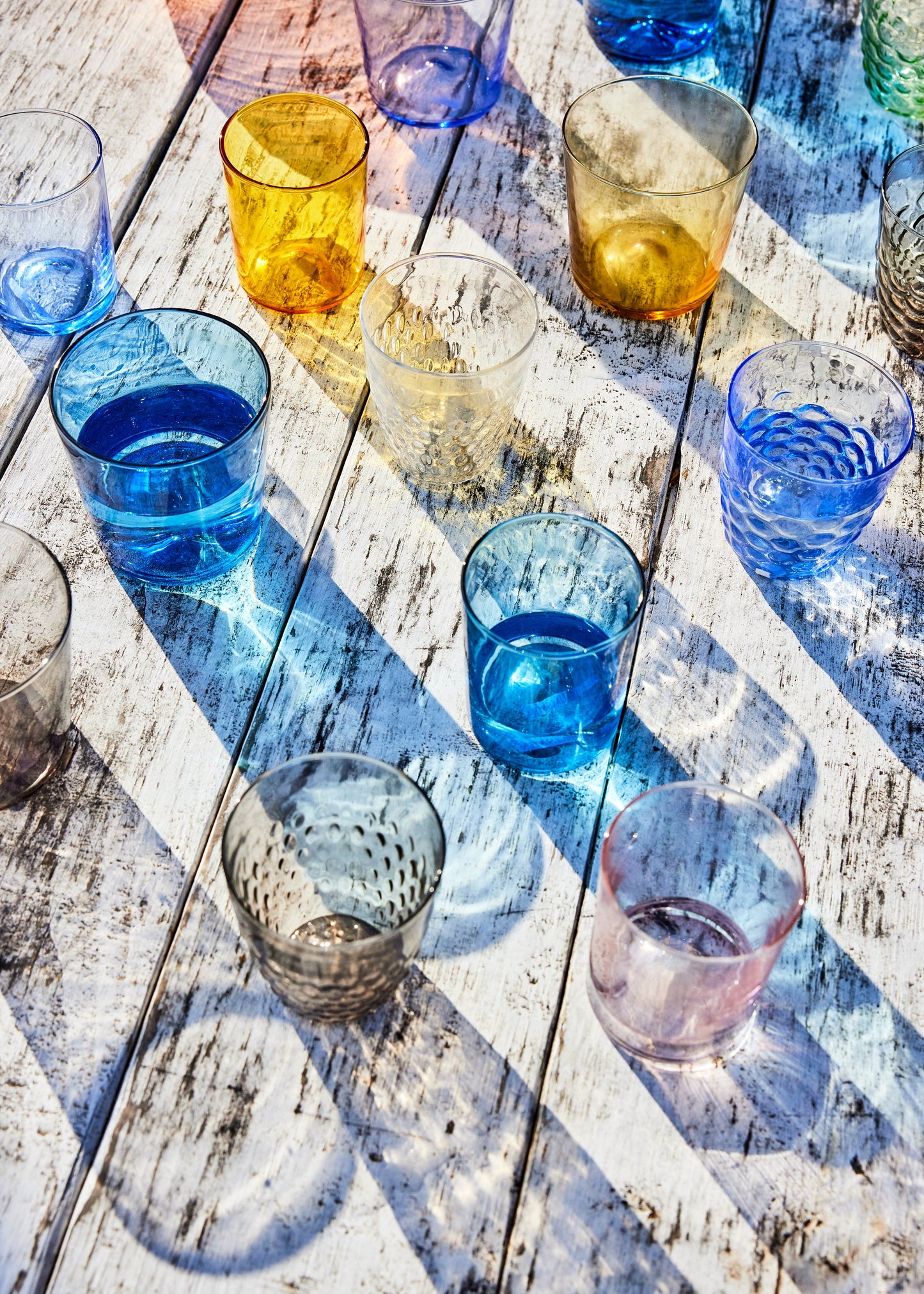 Pienza Honeycomb Patterned Tumbler Glass (Single)