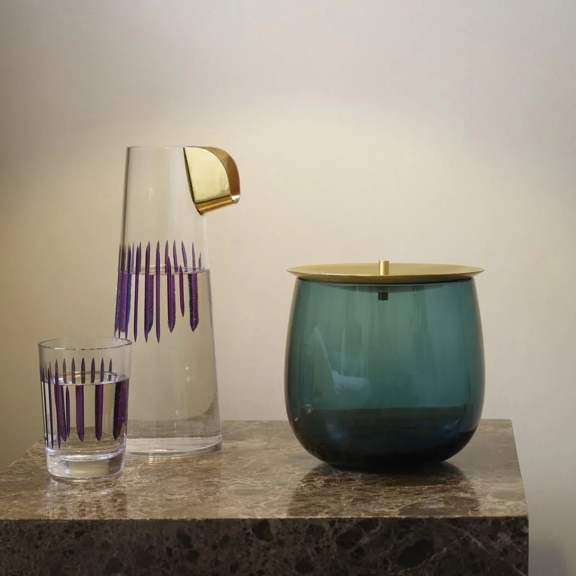 Parrot Set of 2 Water Glasses