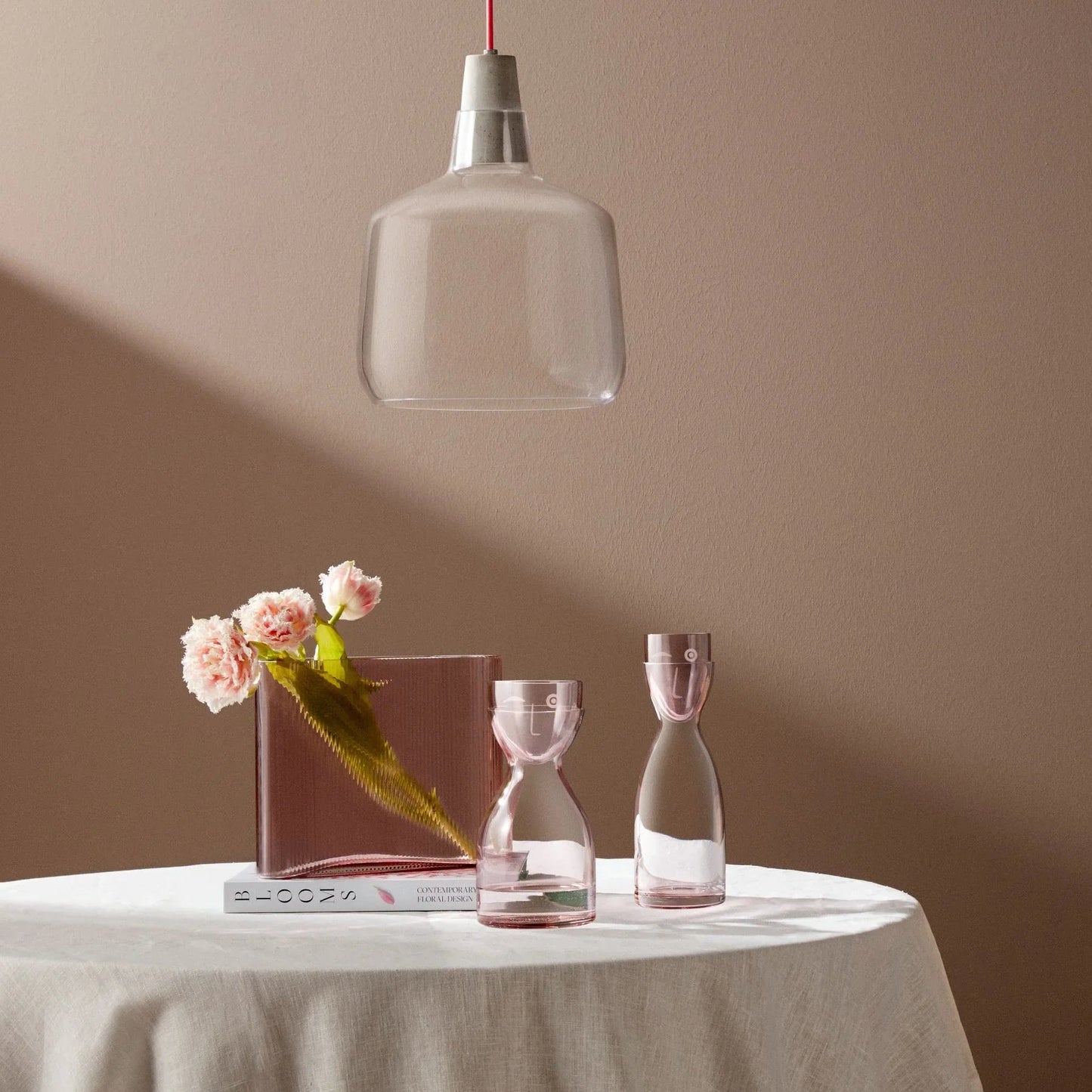 Mr. & Mrs. Night Water Set Short Dusty Rose