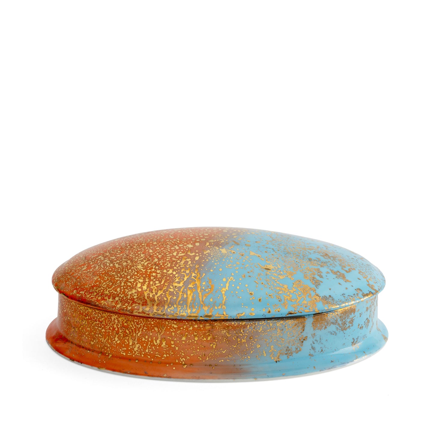 Artemis Orange Blue Oval Box