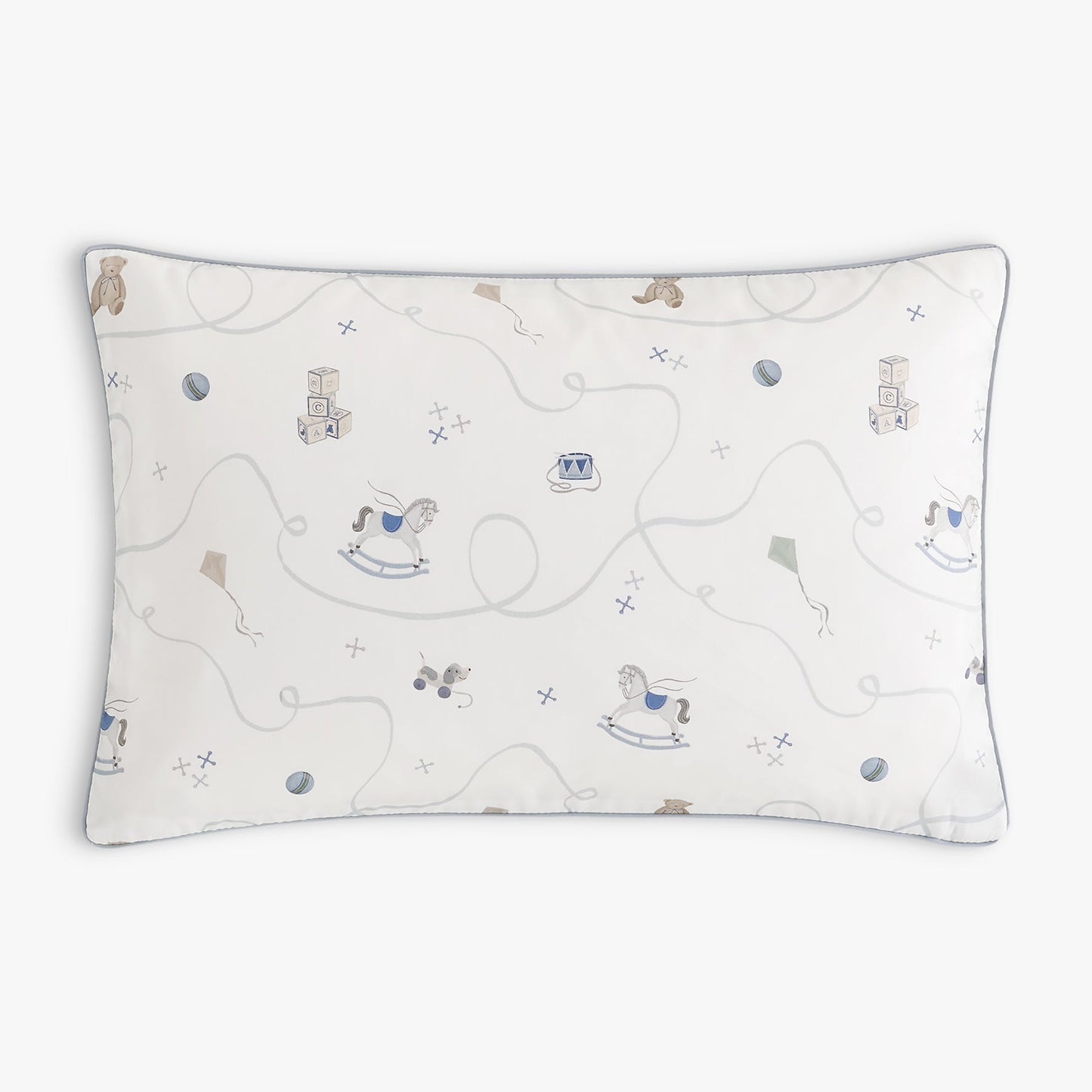 Little Toy Chest Toddler Pillow - Ivory