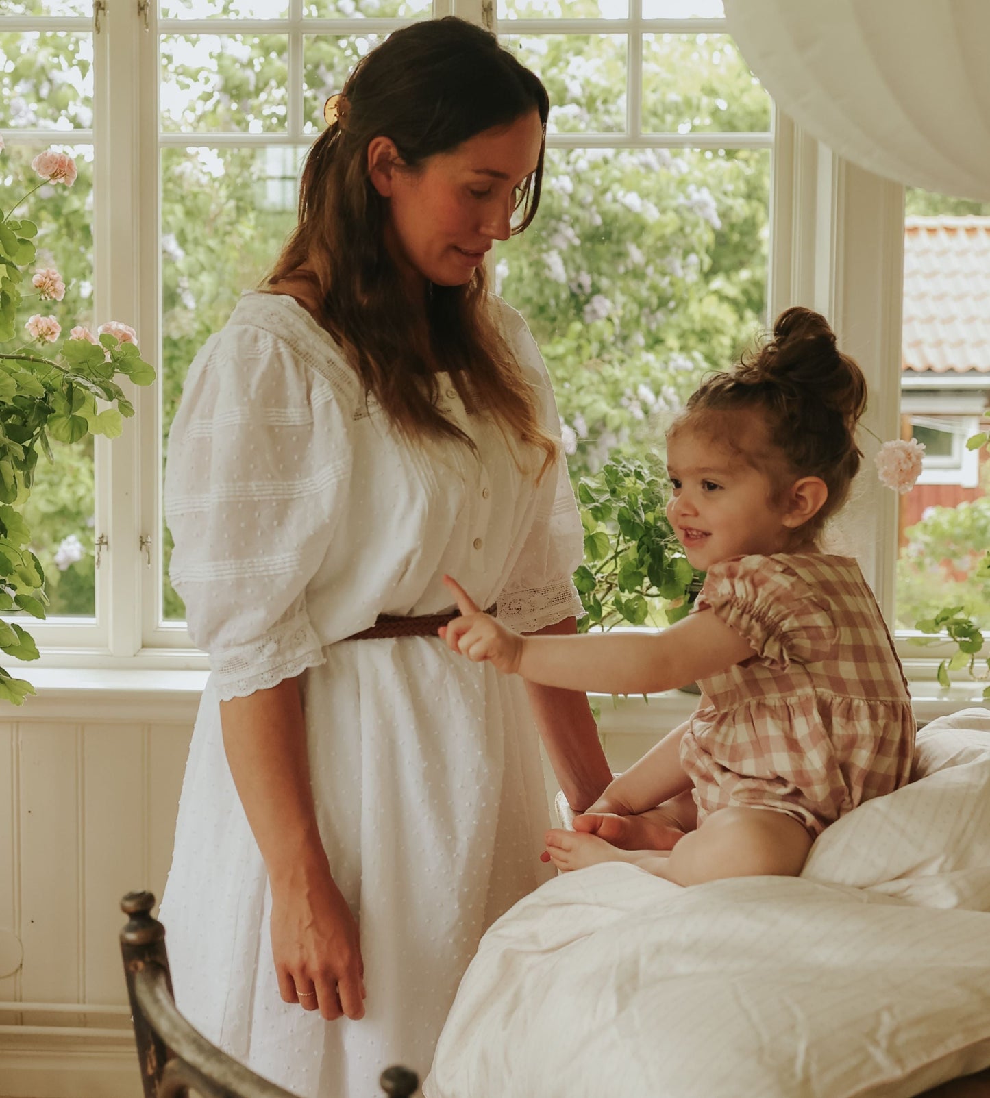 Petal Scallops Baby Duvet - Pink