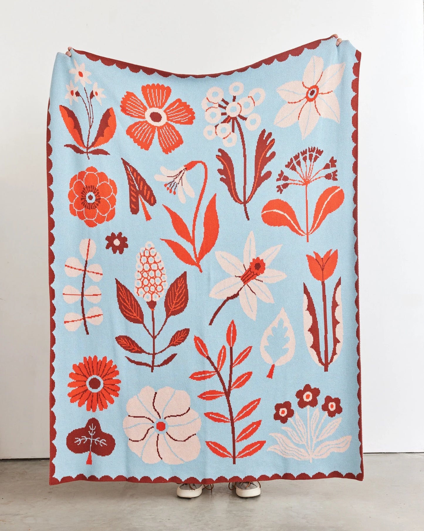 Petals Knit Blanket