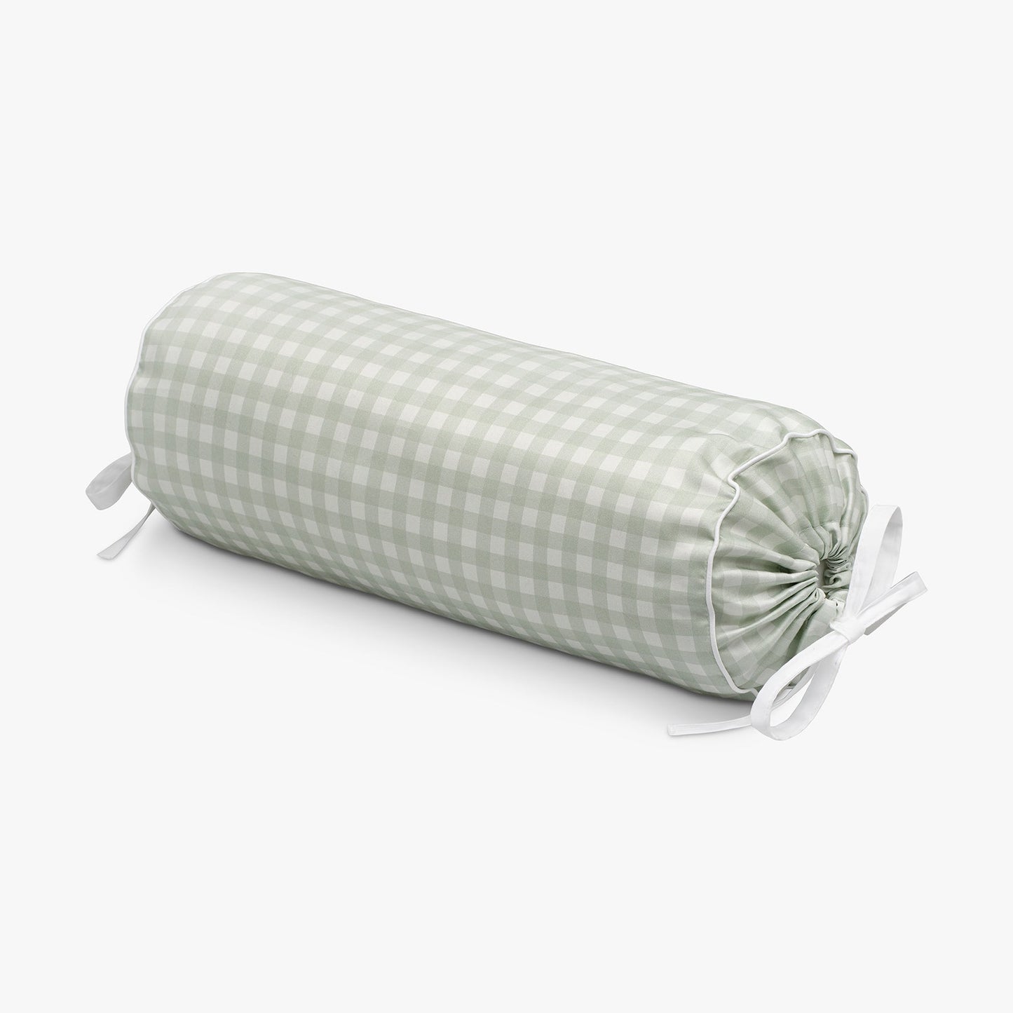 Picnic Gingham Bolster Pillow - Green