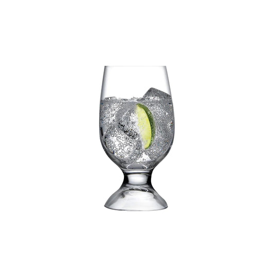 Red Or White Set of 2 Water Glasses