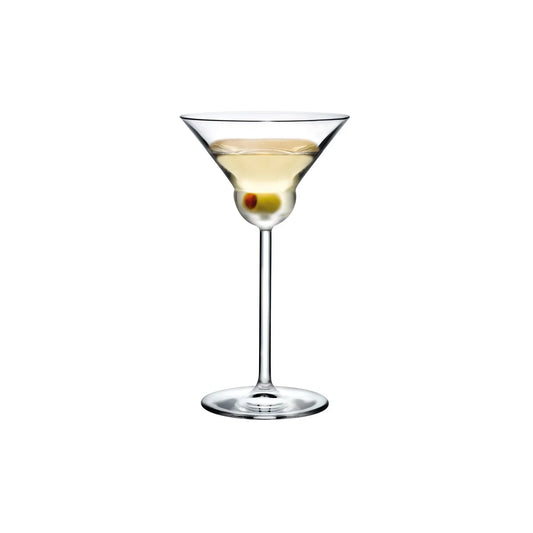 Vintage Set of 2 Martini Glasses Rounded