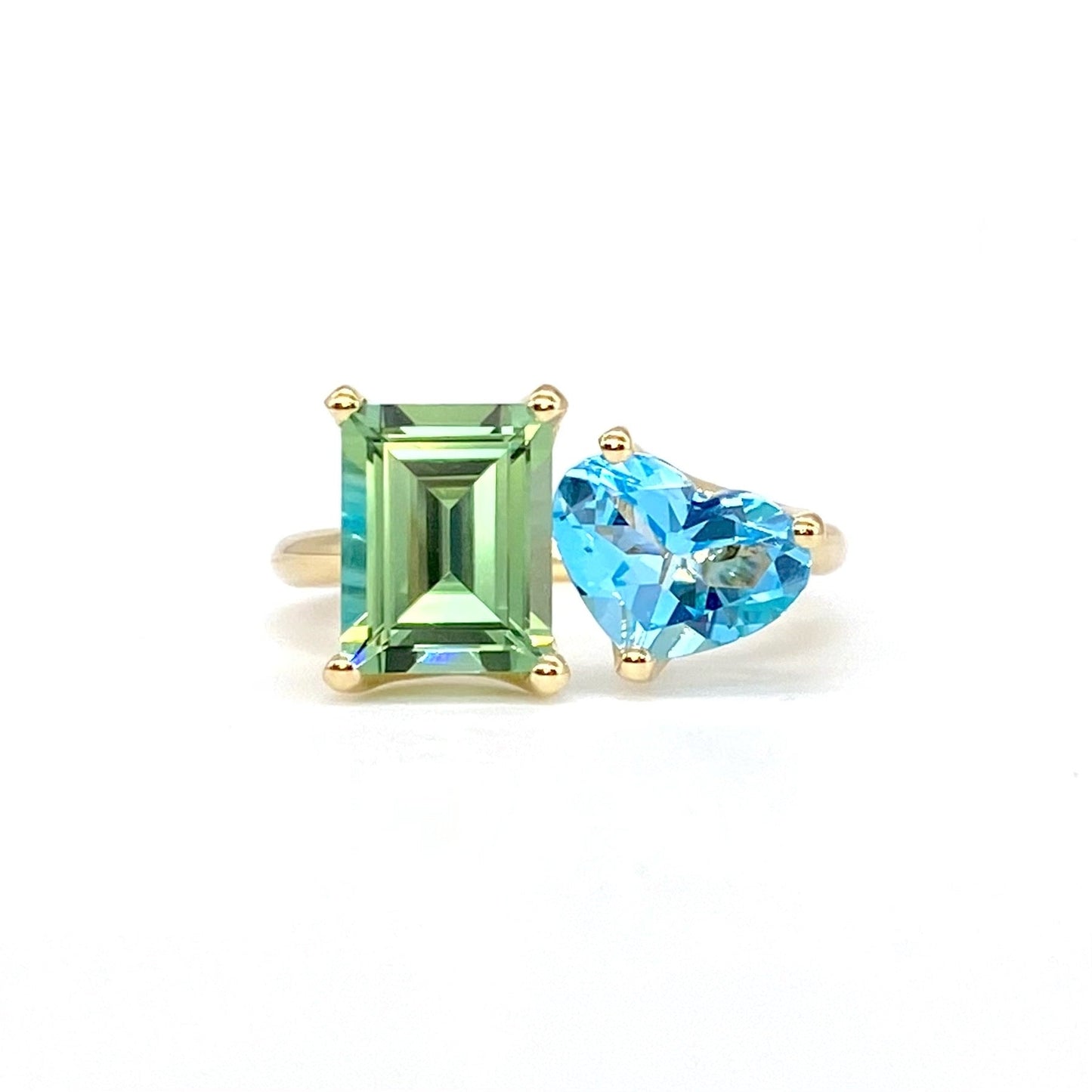 Small 2 Stone Ring