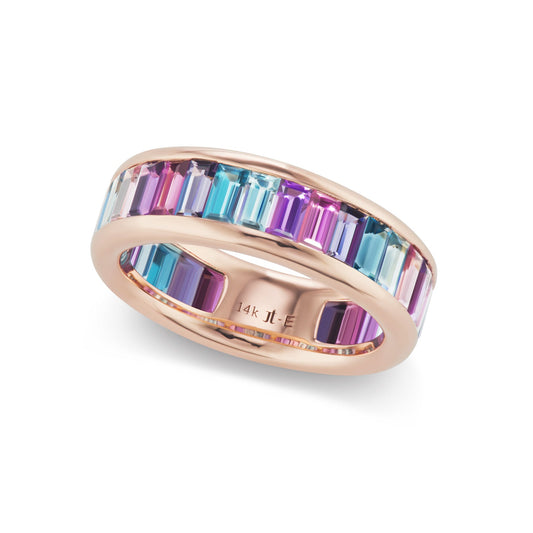 Vertical Baguette Eternity Band