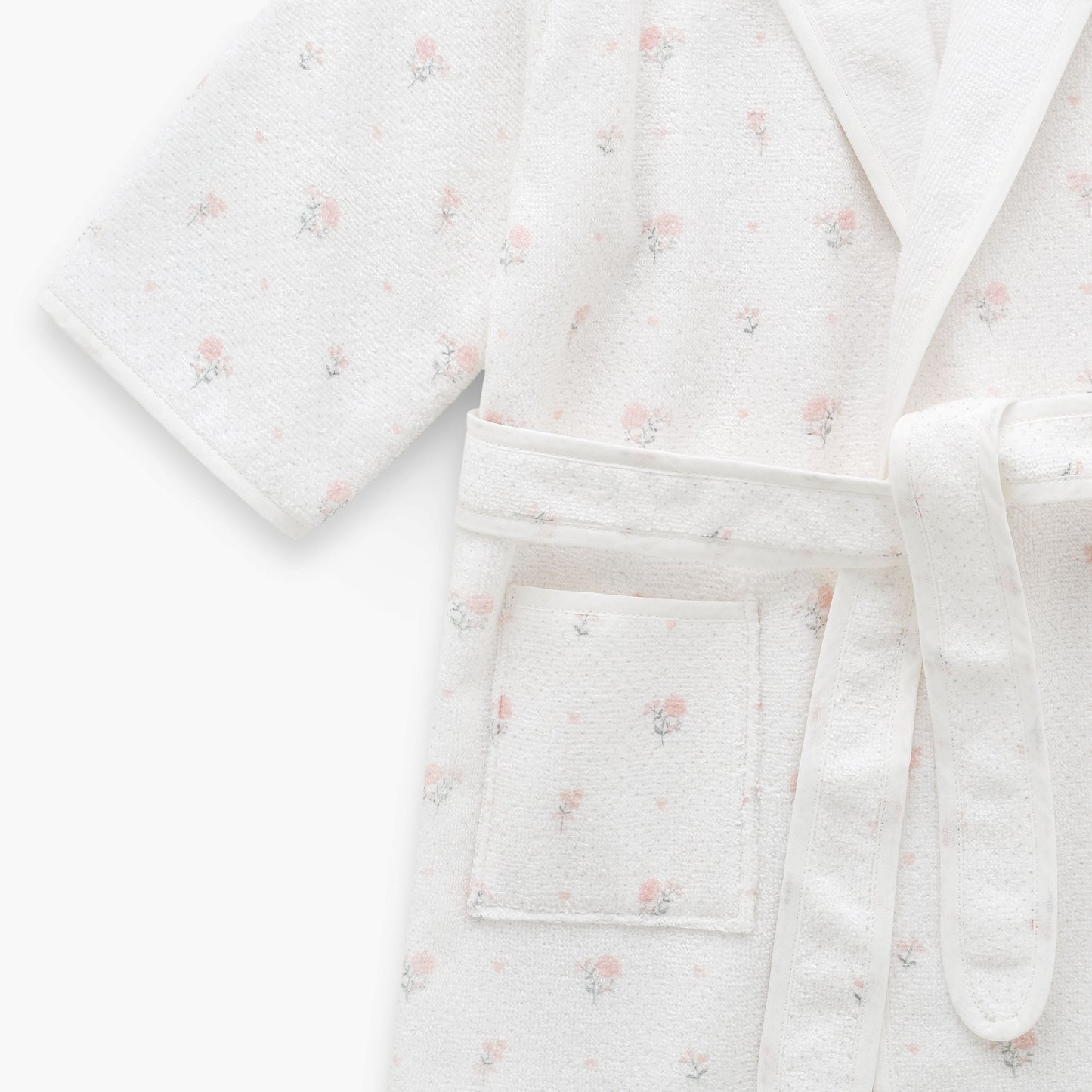 Ditsy Floral Bathrobe - Pink