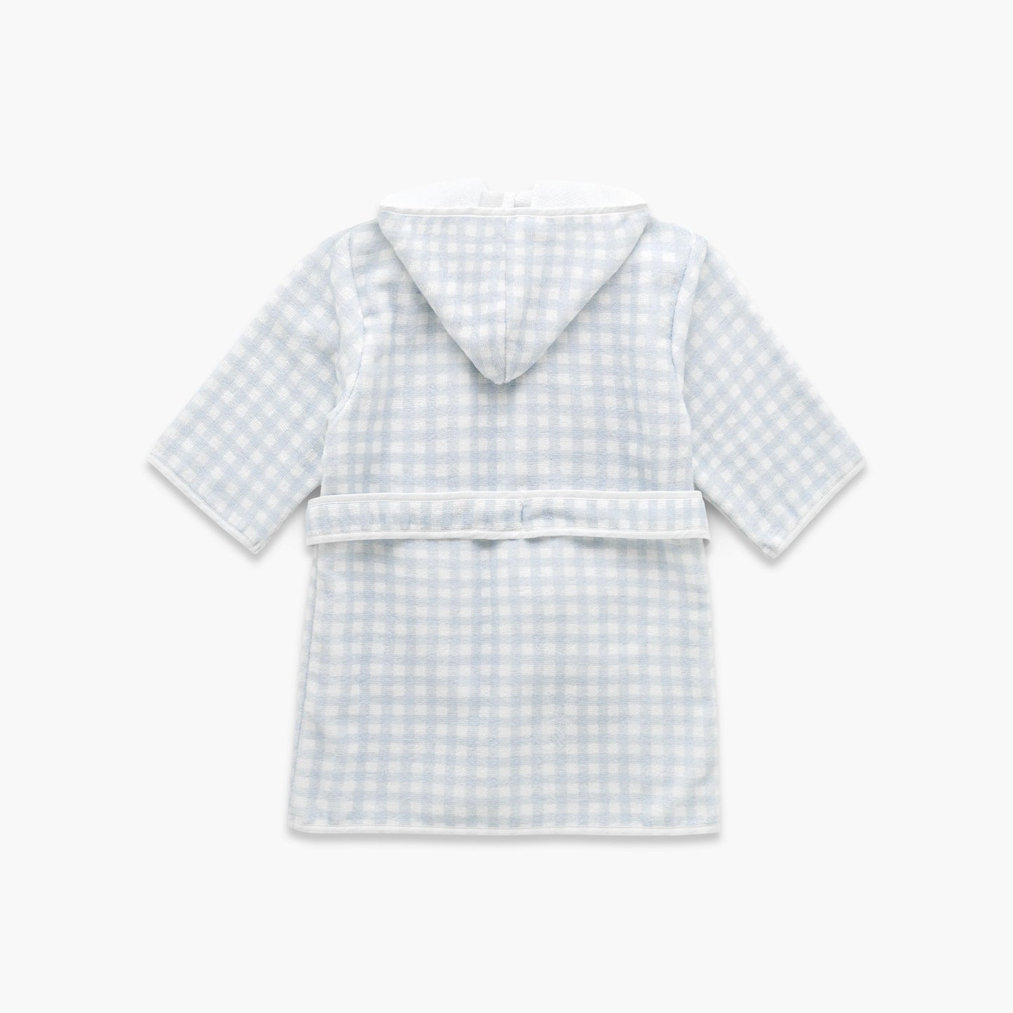 Picnic Gingham Bathrobe - Blue