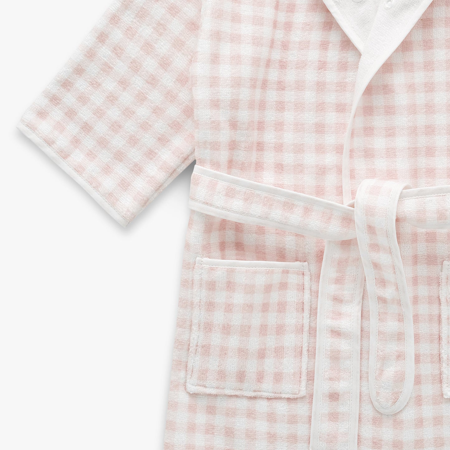 Picnic Gingham Bathrobe - Pink