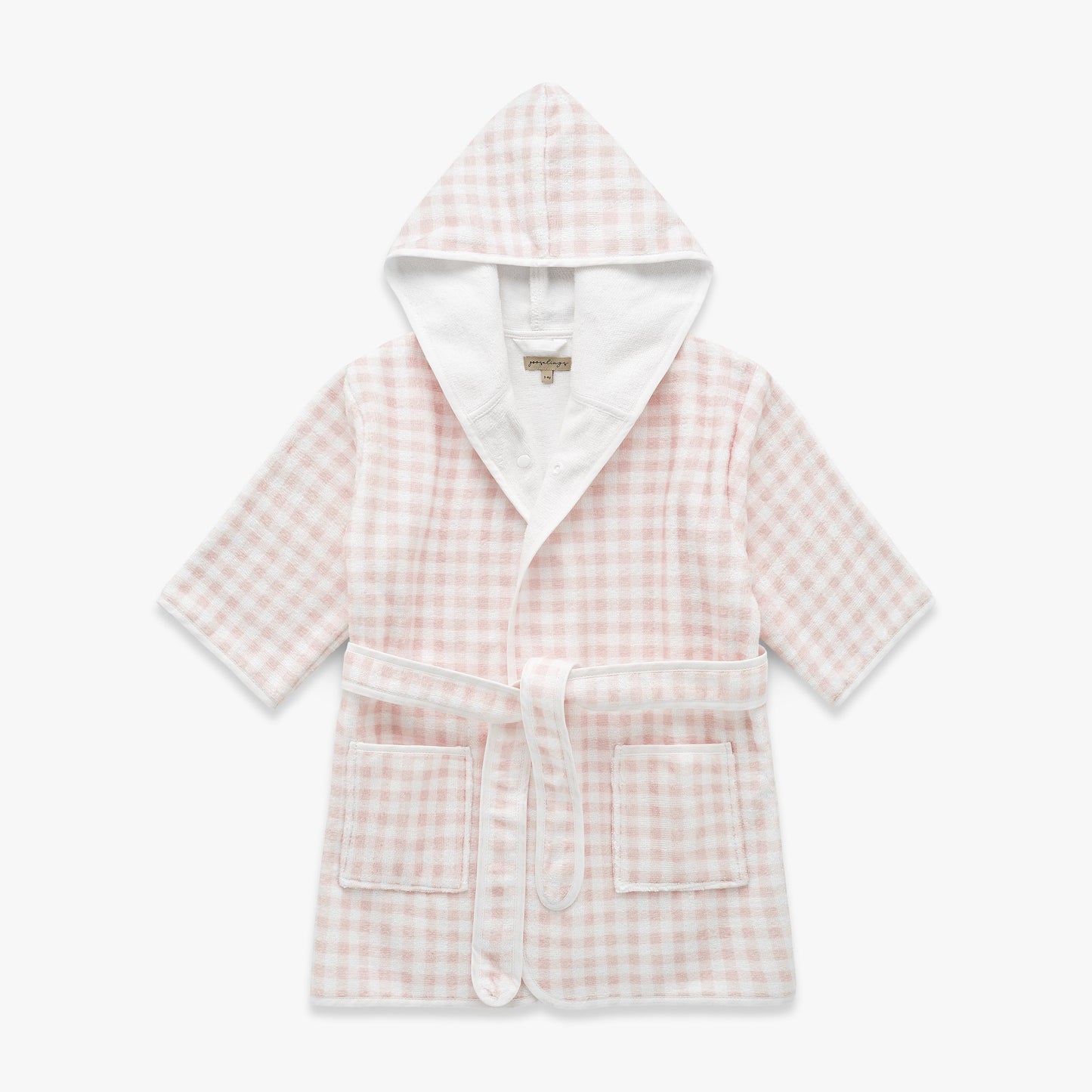 Picnic Gingham Bathrobe - Pink