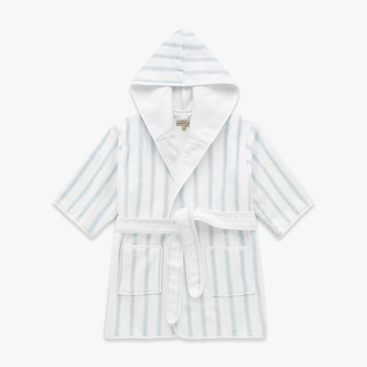 Seaside Stripes Bathrobe - Ocean