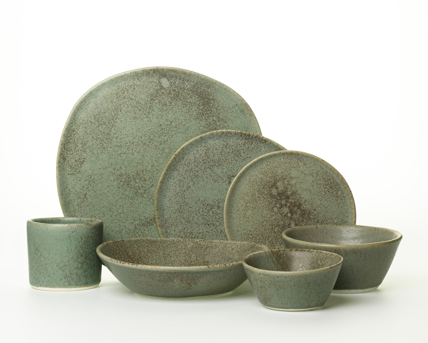 7 Piece Ripple Dinner Setting