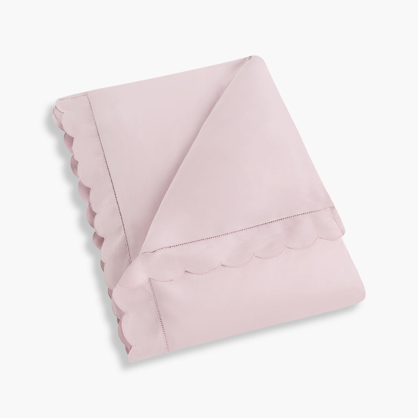 Scalloped Starlight Baby Duvet - Rose