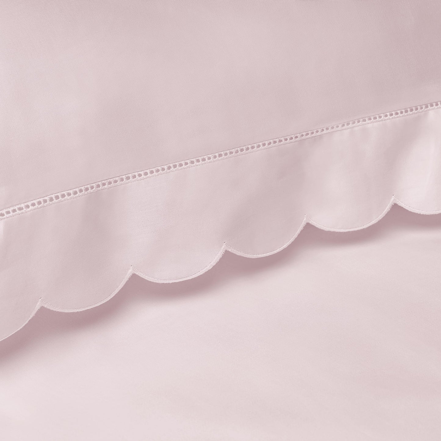 Scalloped Starlight Toddler Pillow - Rose