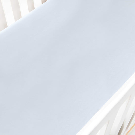 Solid Crib Sheet - Blue