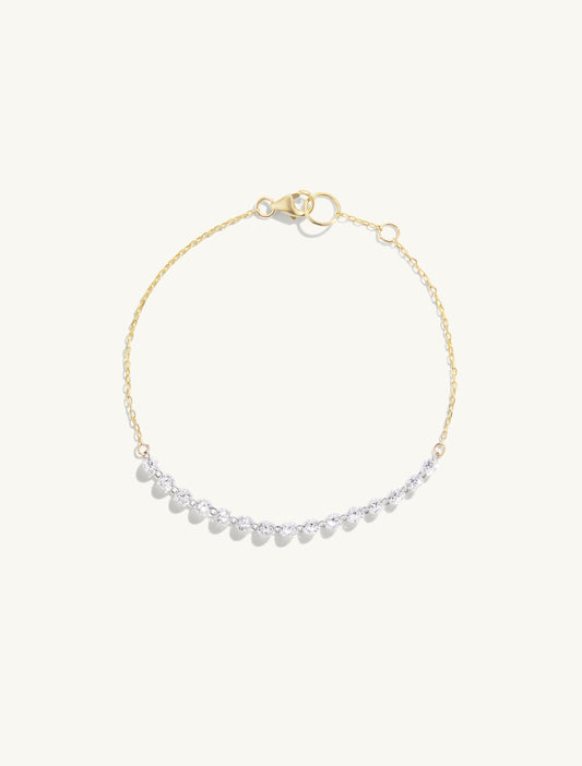 Petite Pierced Tennis Bracelet