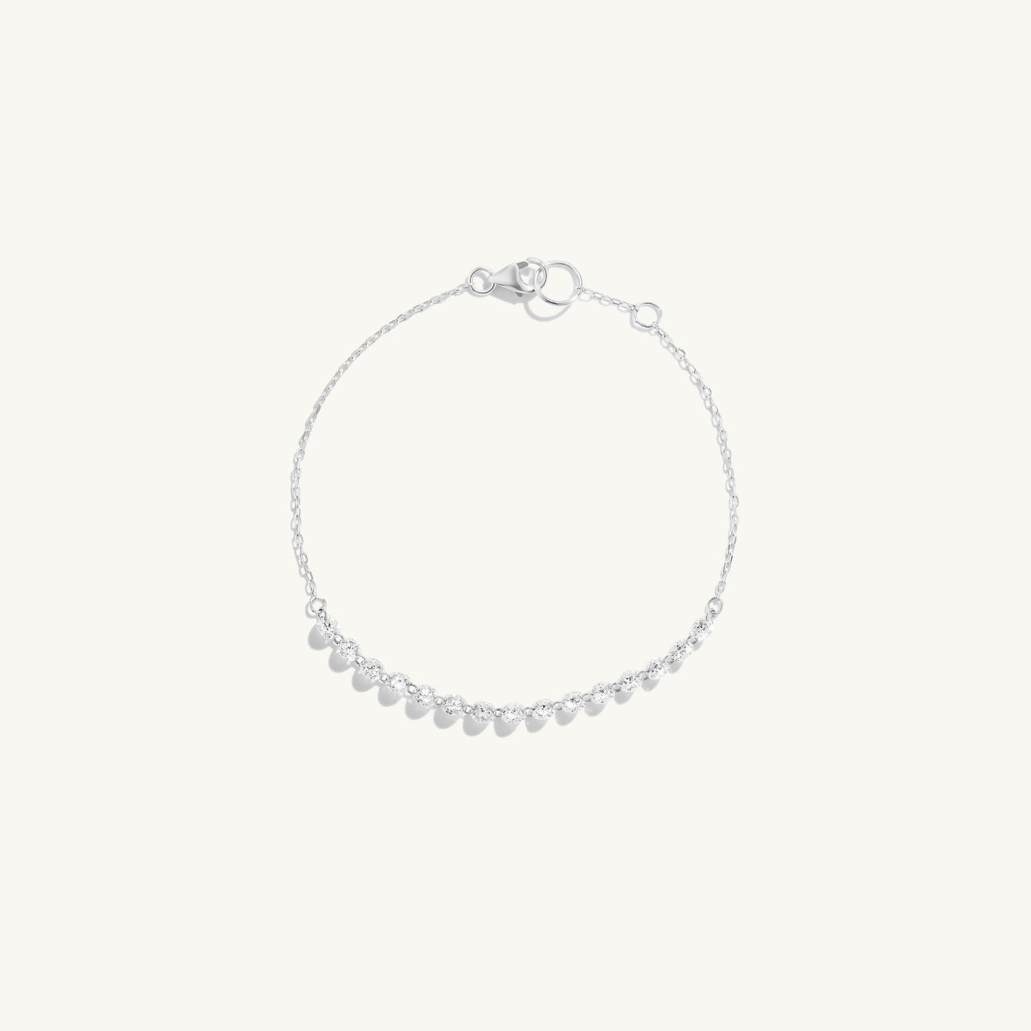 Petite Pierced Tennis Bracelet
