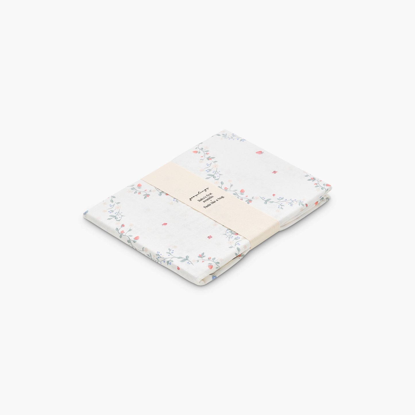 Botanical Berries Swaddle - Ivory