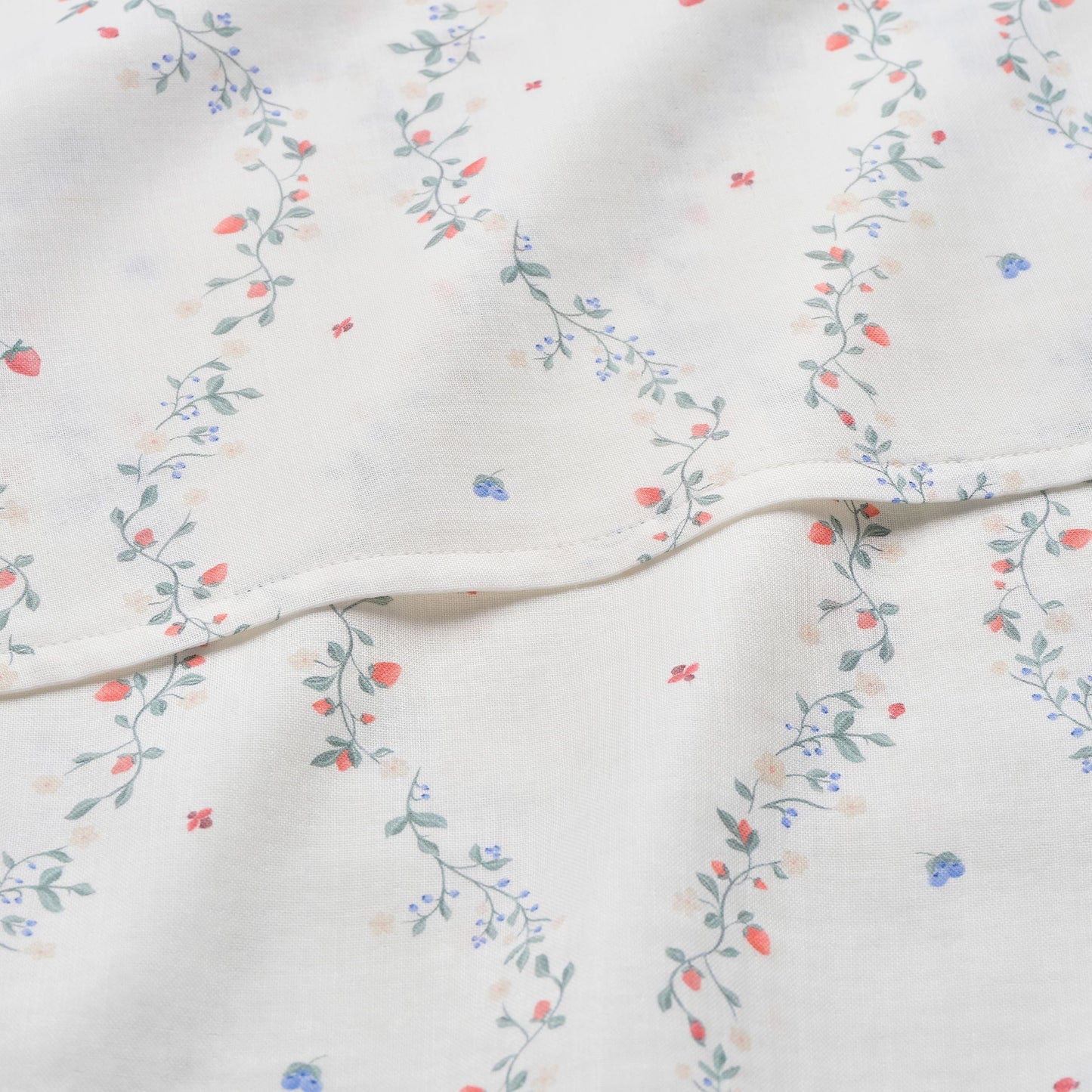 Botanical Berries Swaddle - Ivory