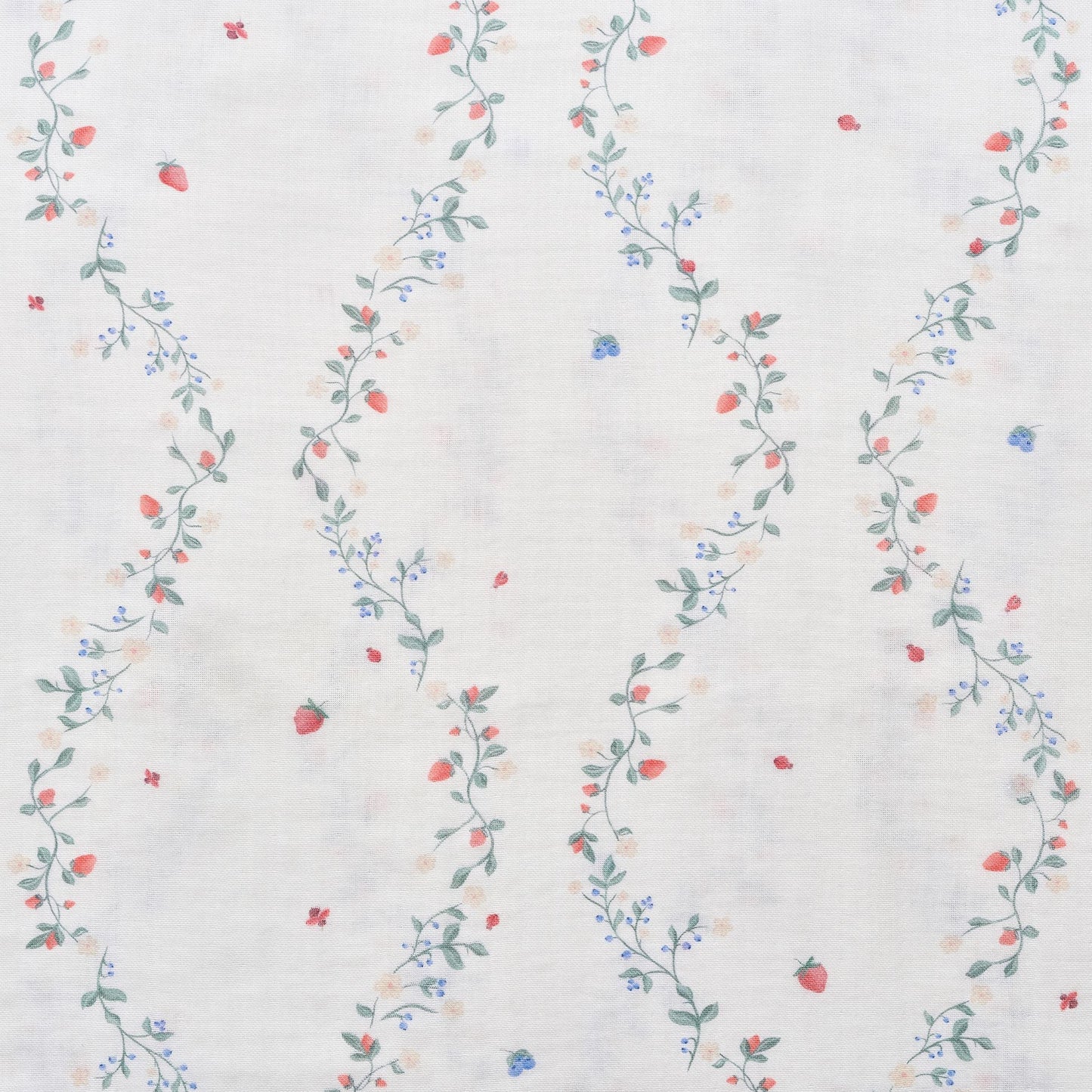 Botanical Berries Swaddle - Ivory