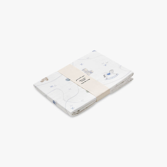 Little Toy Chest Swaddle - Ivory