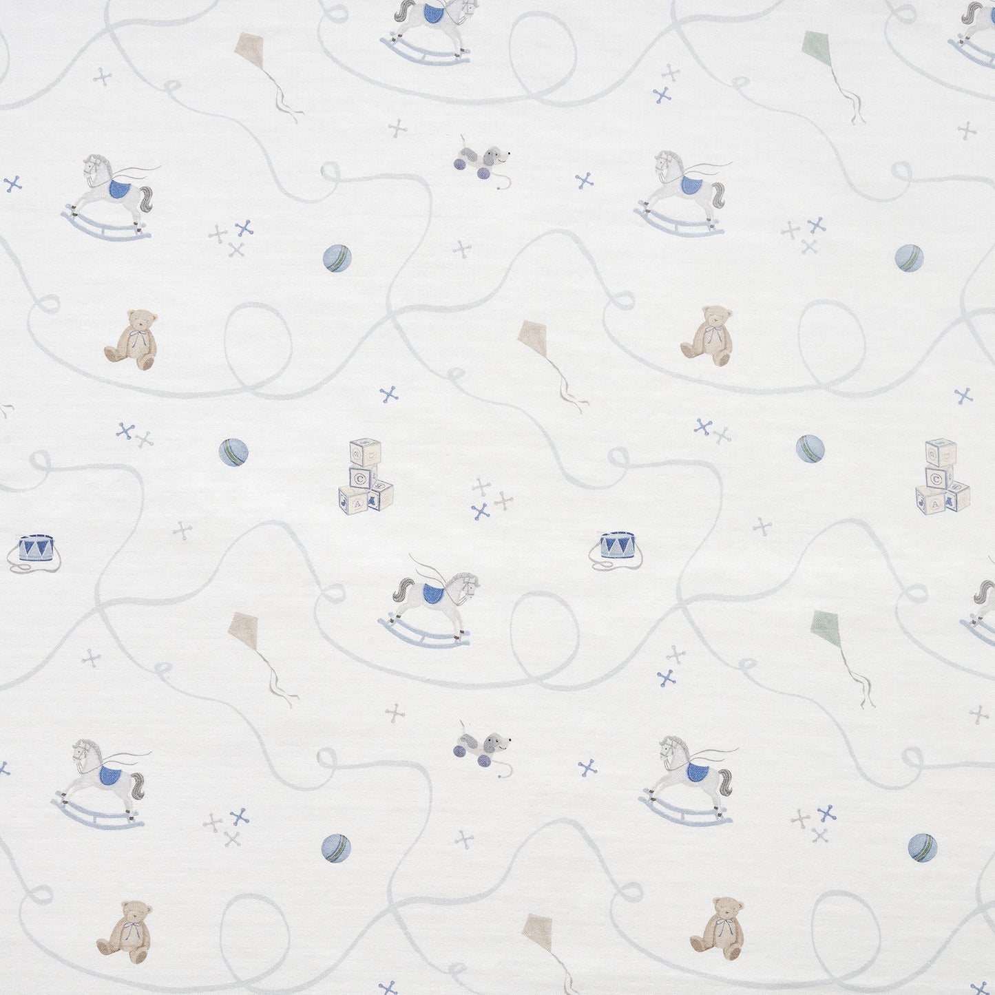 Little Toy Chest Swaddle - Ivory