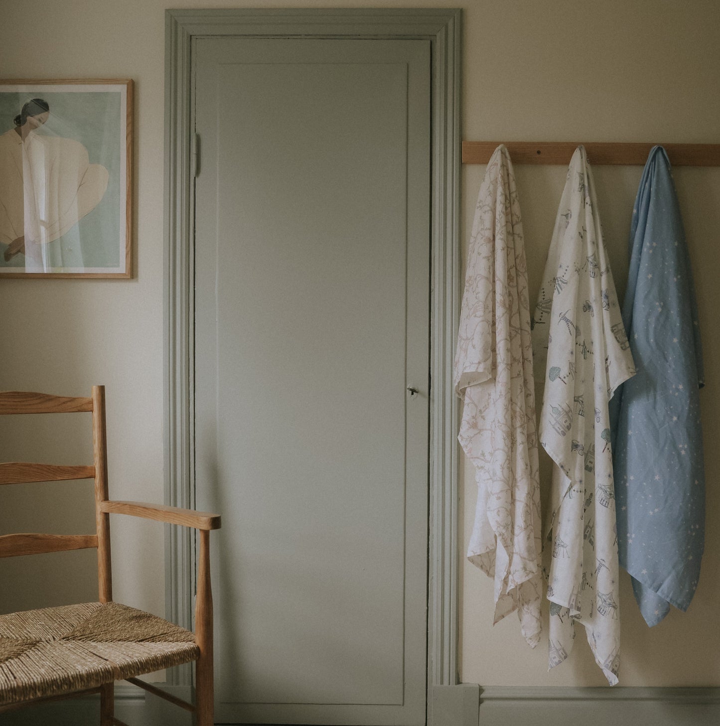 Once Upon A Time Swaddle - Blue